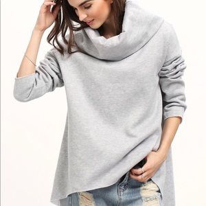 Light Gray Crowl Neck Sweater
